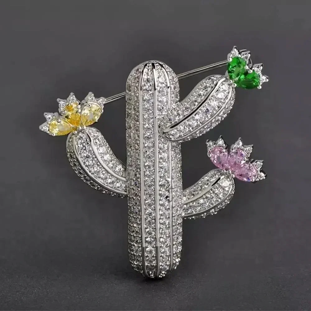 VQ Cactus Brooch